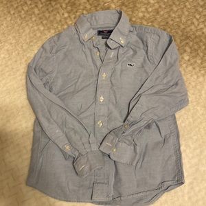 Vineyard Vines blue button down boys shirt size 6